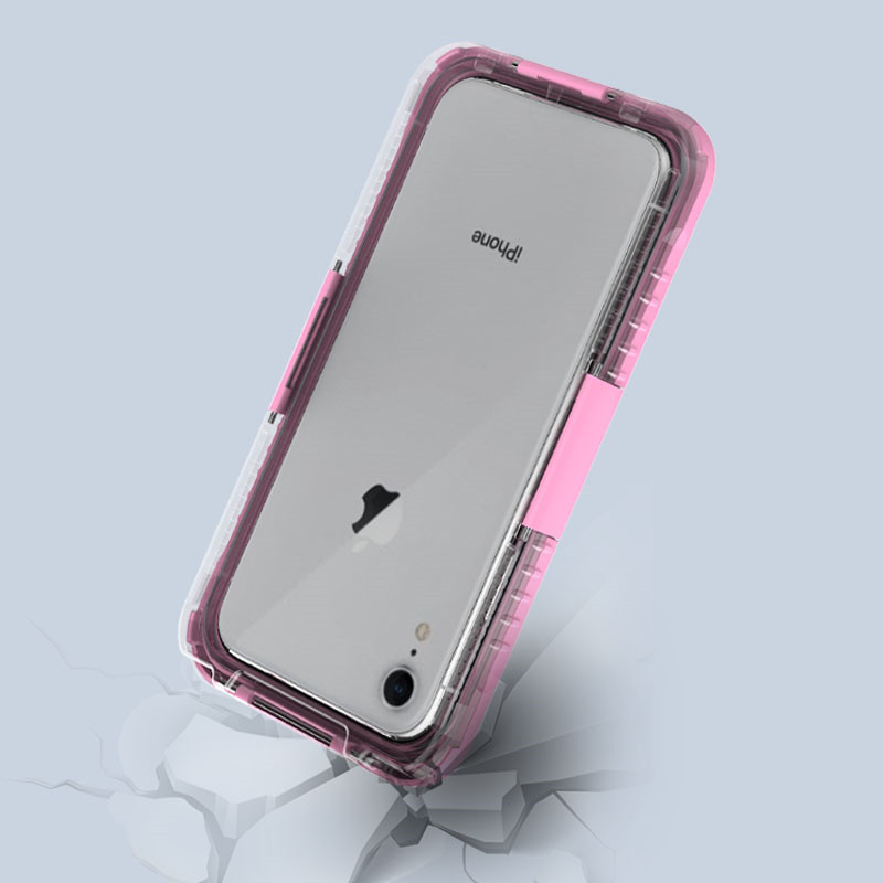 Cheap iphone XR Fall lebenssicher wher& Kombi35;101; um Unterwasser-iphone Fall wasserdicht Gehäuse für Telefon und Geldbörse (Pink)