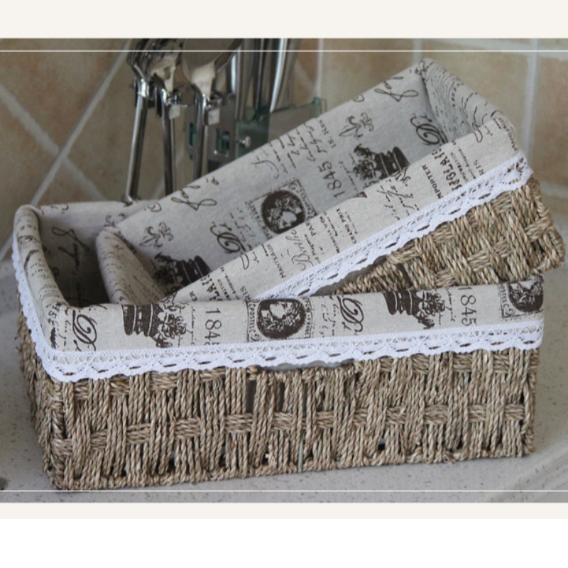 Seegras Woven Stroage Basket mit Lined