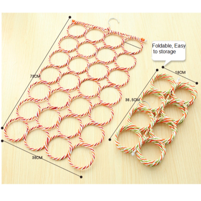 28 Loop Scarf Organizer Kleiderbügelhalter