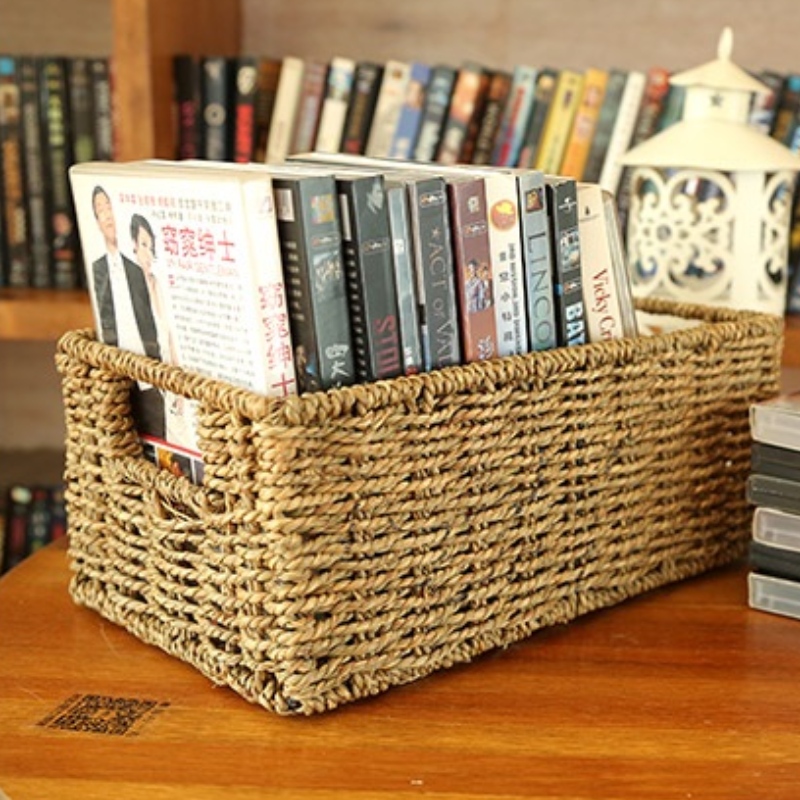 Seagrass Schlafzimmer Ablagekorb mit gefüttert