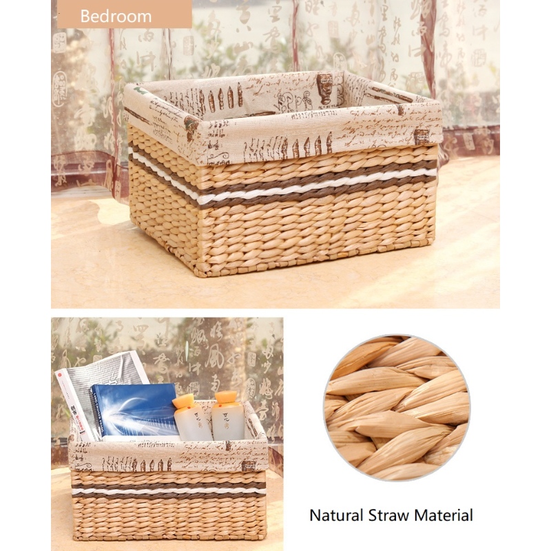 Strohgeflochtener Korb