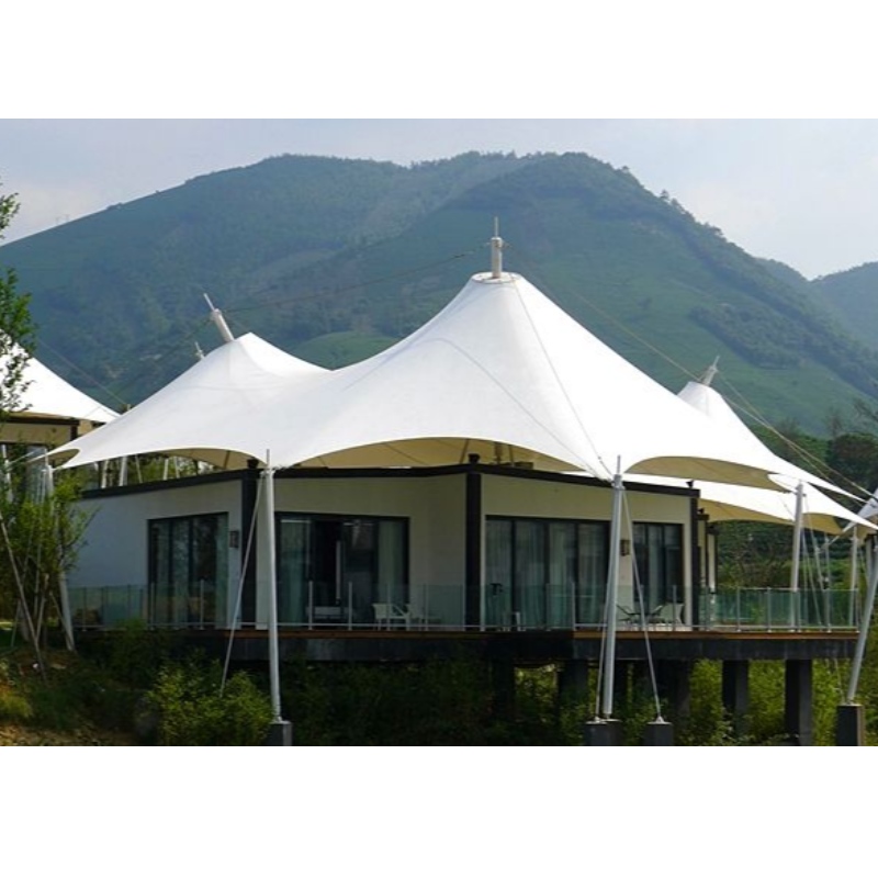 Fertighaus-2-Personen-Haus-China-Glamping-Luxuszelt-Hotel-Zelt-Erholungsort mit Badezimmer und Innendekoration