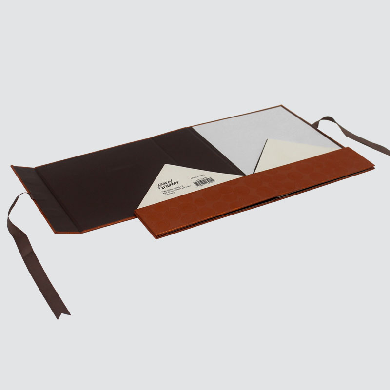 Leichte Faltung Geschenkbox Essen Kerzen Schokolade Seide Ribbon Schöne Box