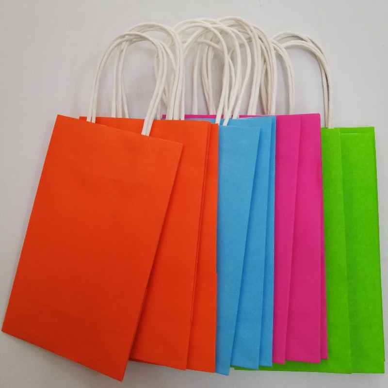 braune Kraft Papierträger Tasche recyclable Handtaschen