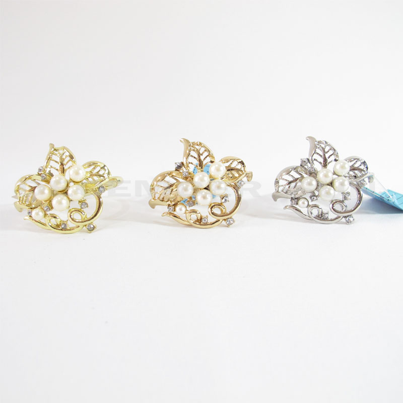 Eleganter u. Würdevoller Metallserviettenring des heißen Verkaufs