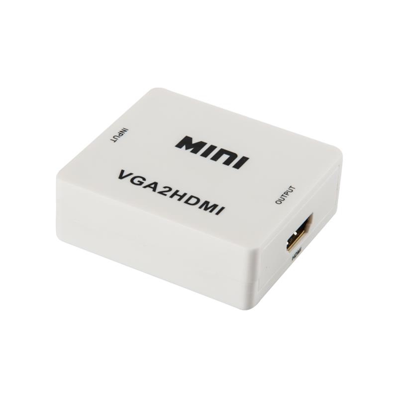 Mini Size VGA+Audio to HDMI Converter 1080P