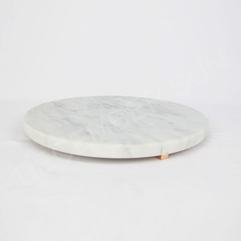 Bester Preis weißer Marmortortenständer