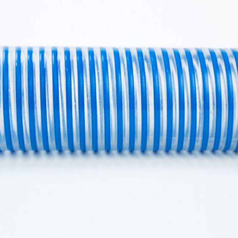 Heißer Verkauf bunter Hochdruck-PVC-gewölbter Saughelix-Schlauch hergestellt in China