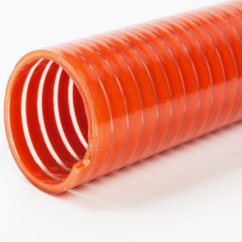 Heißer Verkauf bunter Hochdruck-PVC-gewölbter Saughelix-Schlauch hergestellt in China