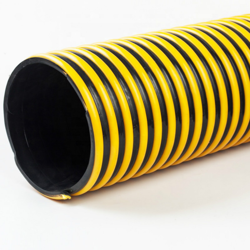 Gute Qualität bunter gewellter Saugschlauch \/ flexibler PVC-Saugschlauch \/ Wasserschlauch