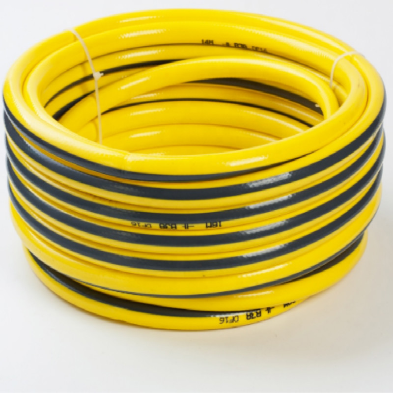 Bunte flexible Faser geflochten verstärken Plastik-PVC-Gartenwasserschlauch