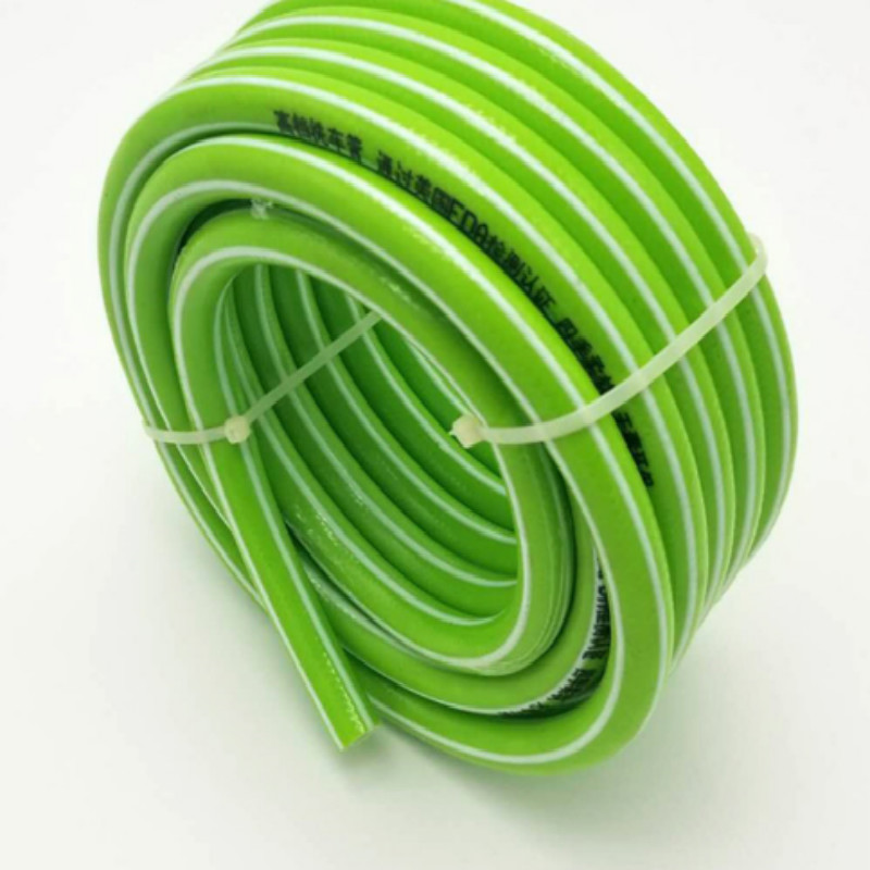 Bunter flexibler Faser umsponnener verstärkter Plastik-PVC-Gartenwasserschlauch