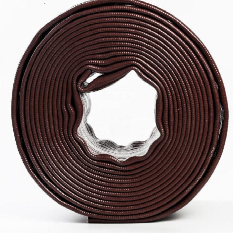 Kundenspezifisch verlegter flacher PVC-Wasser-Bewässerungsschlauch