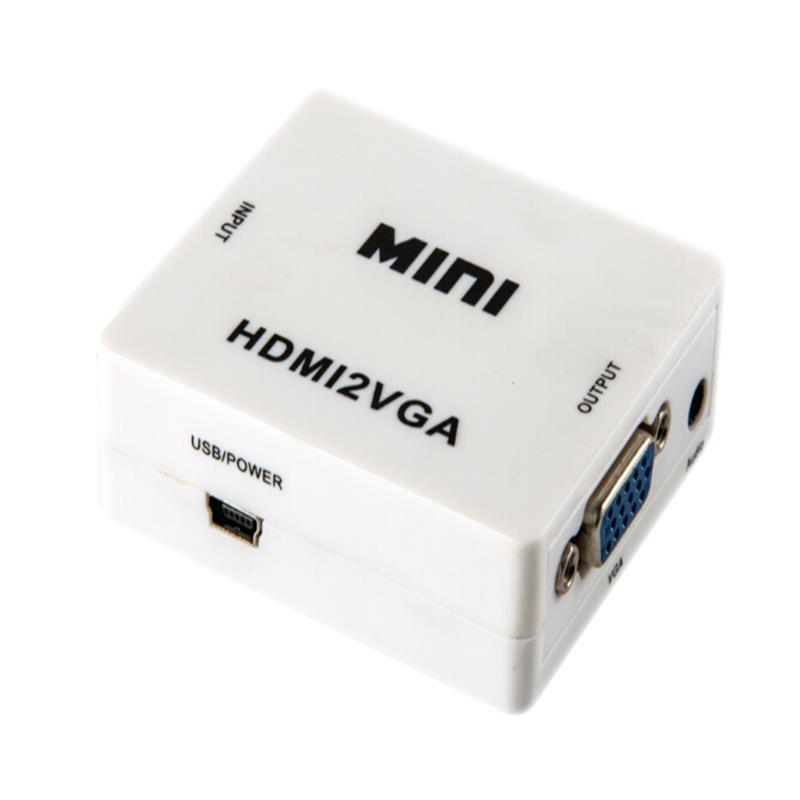 Mini HDMI zu VGA + Audio Converter 1080P