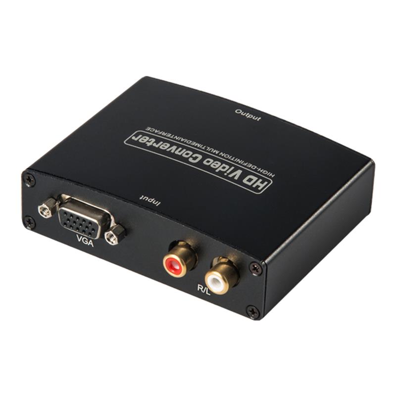 VGA + R / L Audio zu HDMI Konverter 1080P