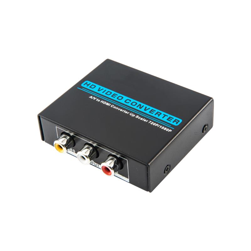 AV / CVBS zu HDMI + AUDIO Konverter (Up Scaler 720P / 1080P)