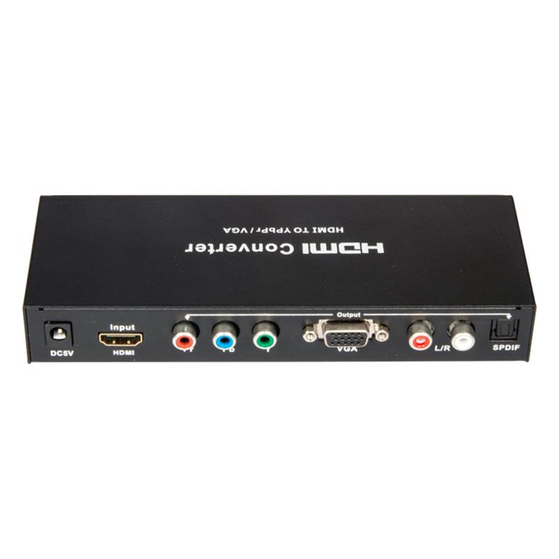 HDMI zu YPbPr / VGA + SPDIF Konverter 1080P