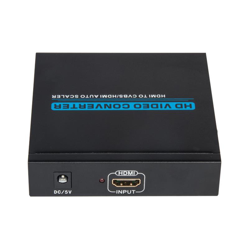 HDMI ZU CVBS / AV + HDMI KONVERTER Auto Scaler 1080P