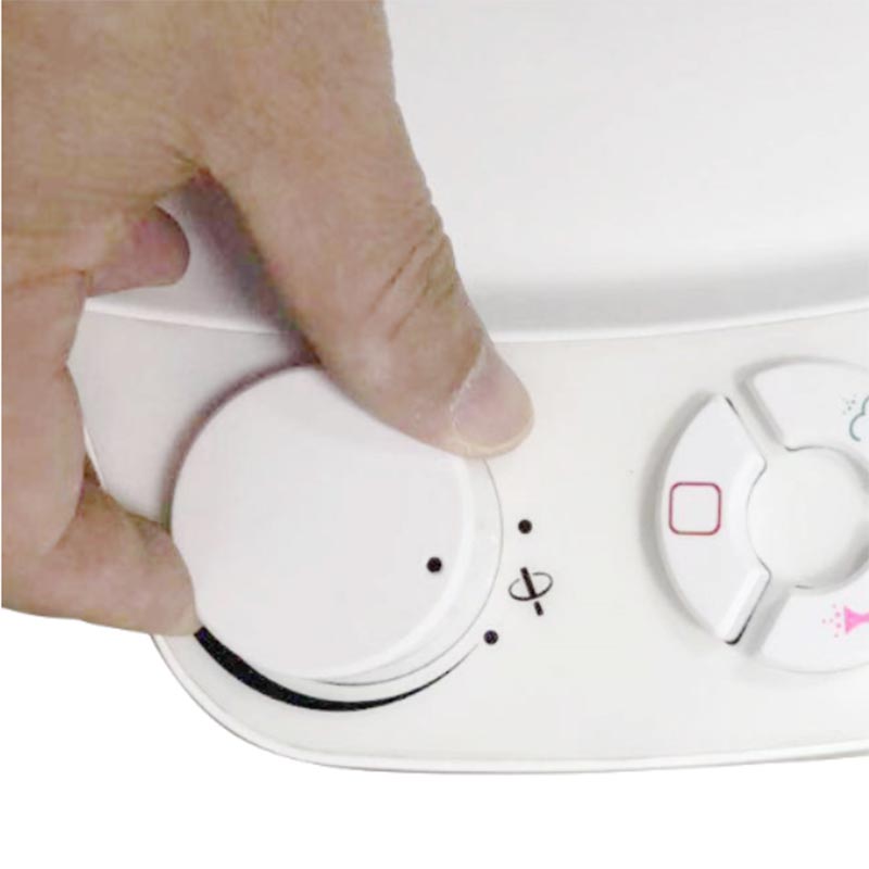 Runder Druckknopf Bidet Toilettensitz