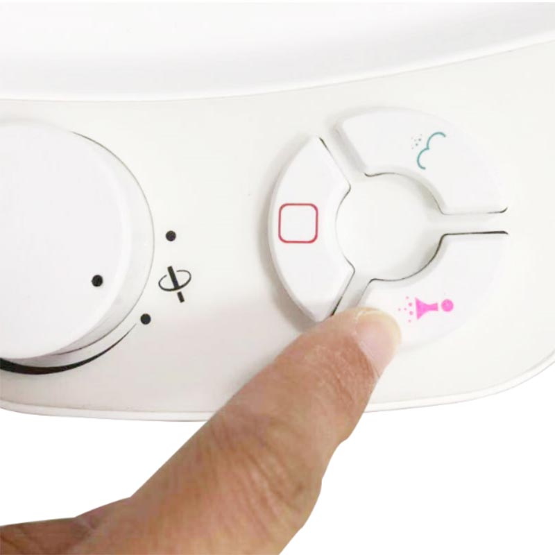 Runder Druckknopf Bidet Toilettensitz