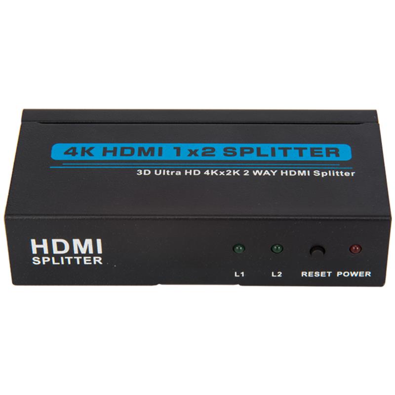 V1.4 2 Anschlüsse HDMI 1x2 Splitter 3D Ultra HD 4Kx2K / 30Hz