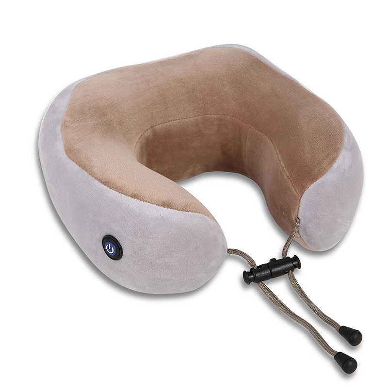 AA Batterie U-förmiges Massagekissen Memory Foam Neck Travel Massagekissen Neck Massagegerät