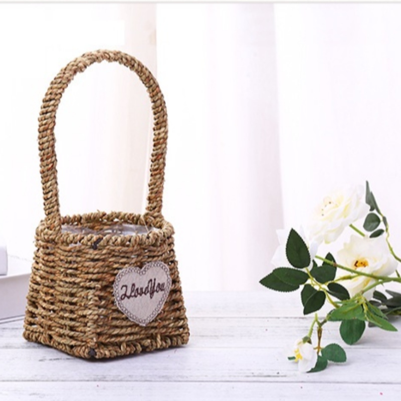 Home Decor Flolar Basket mit Griff