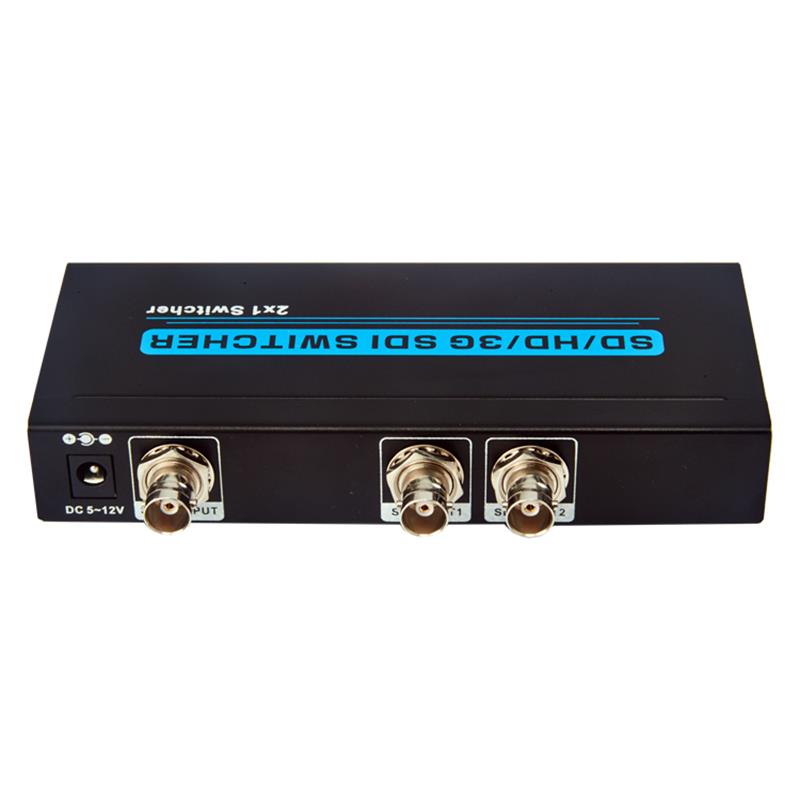 SD / HD / 3G SDI 2x1 SWITCHER Unterstützung 1080P