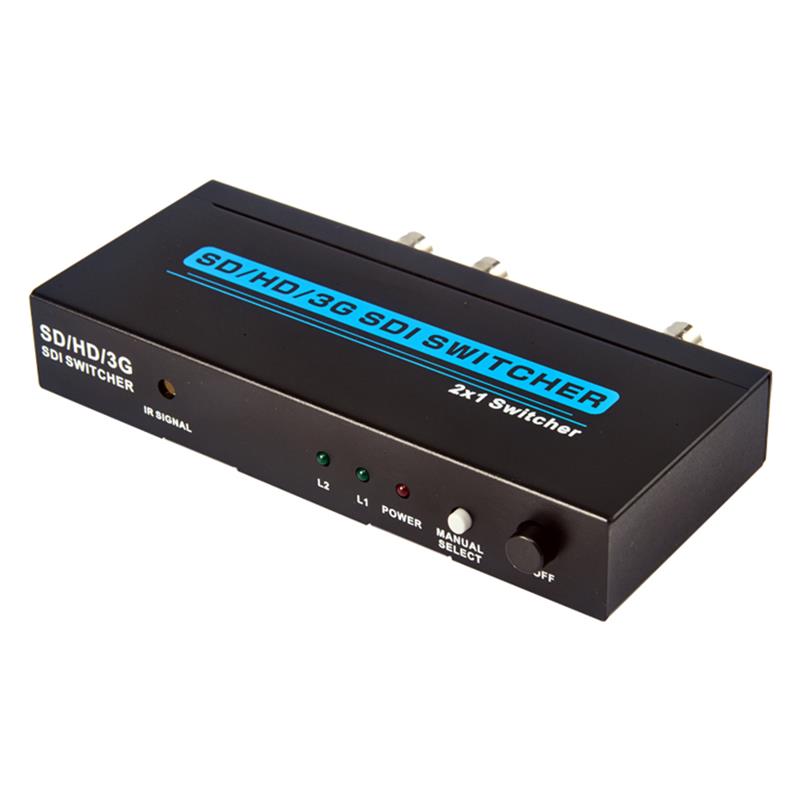 SD / HD / 3G SDI 2x1 SWITCHER Unterstützung 1080P