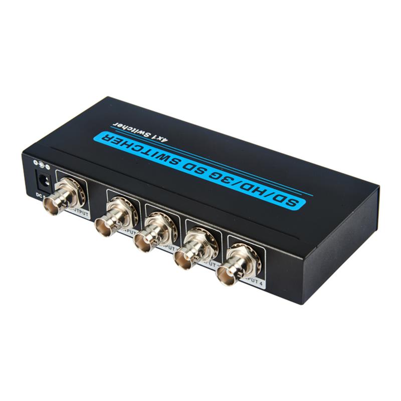 SD/HD/3G SDI 4x1 SWITCHER Support 1080P