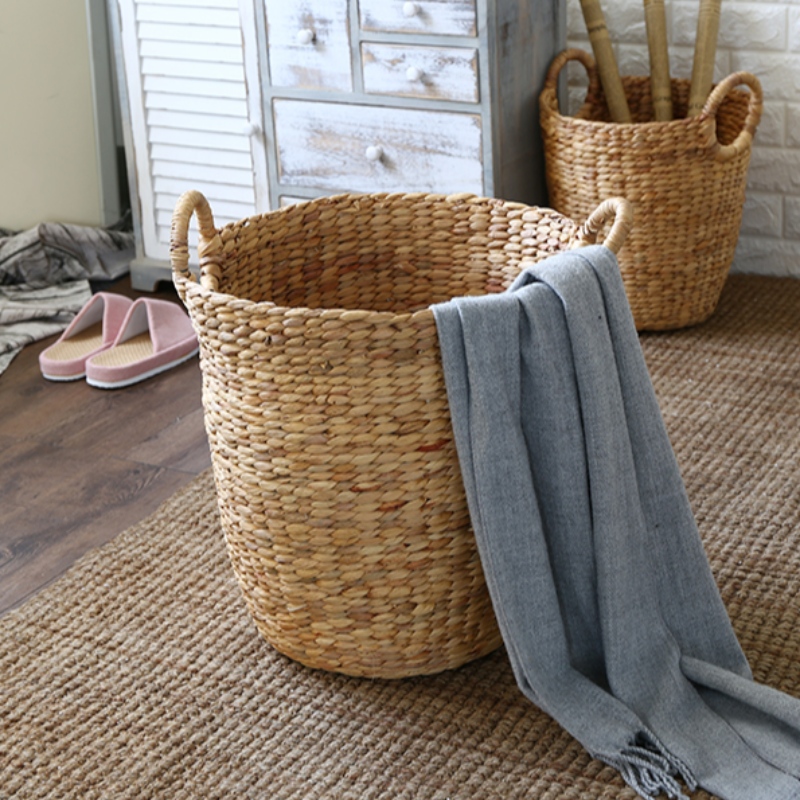 Wäschestroh-Aufbewahrungskorb