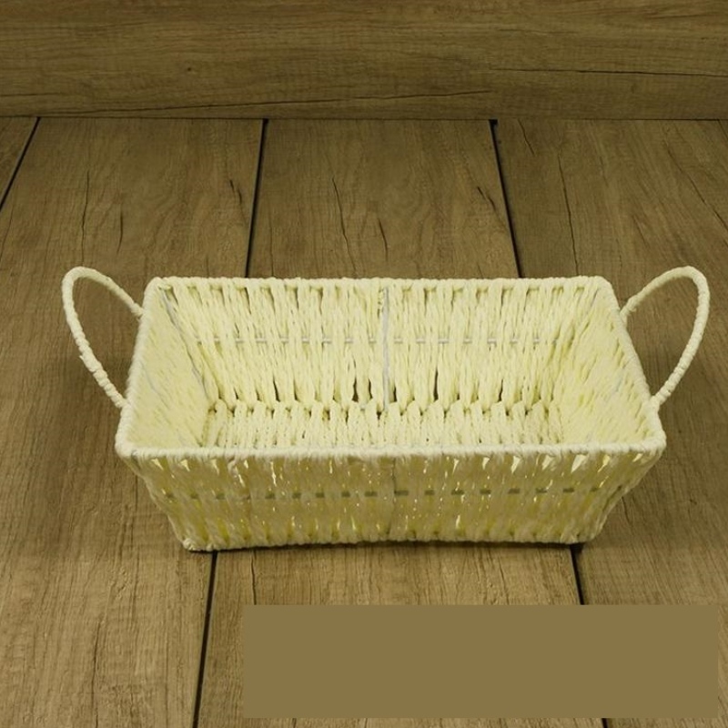 Home Dekor Papier Rattan gewebtes Ablagefach