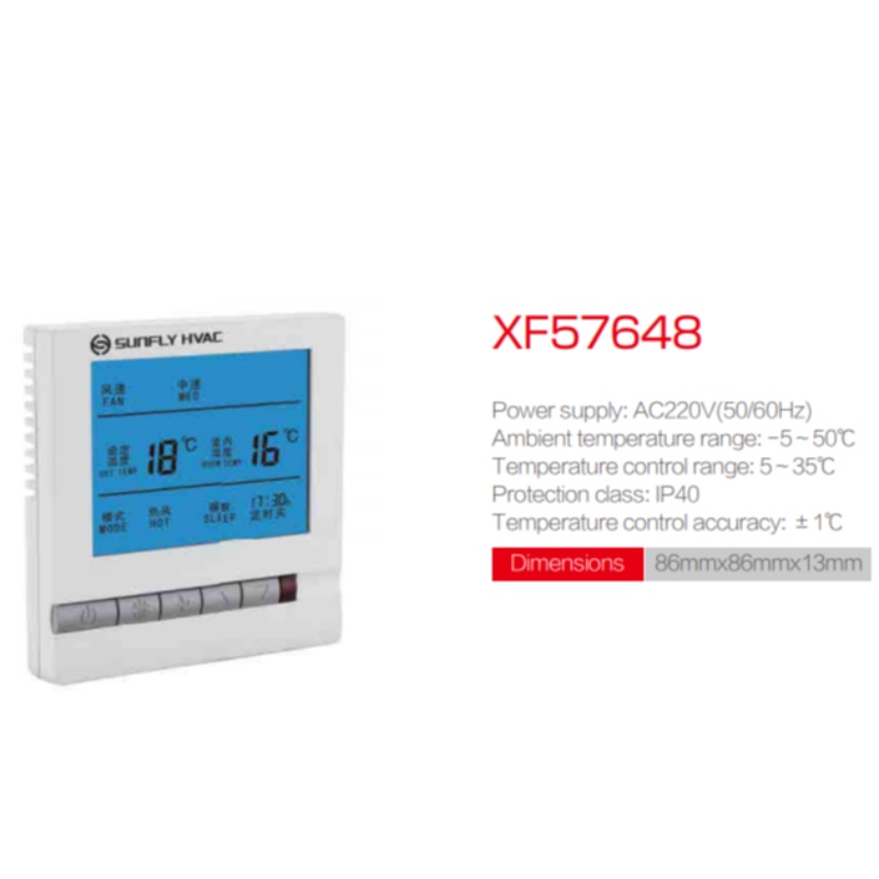 Sunfly XF57648 Regelschalter Thermostat Digitaler Temperaturregler Digitaler Temperaturregler