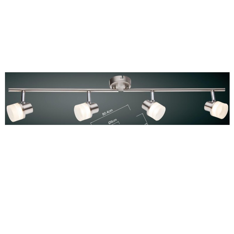 Hochspannungs-LED-Scheinwerfer 4 mit Zylinderschirm aus Kunststoff