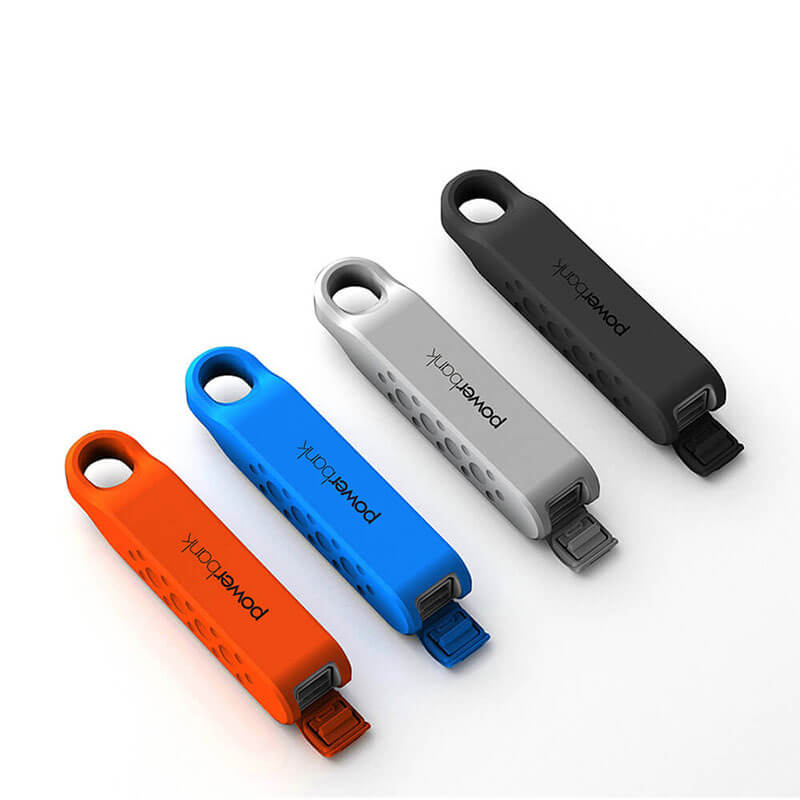 Ultra Compact Waterproof Power Bank Mobile Charger mit Key Chain
