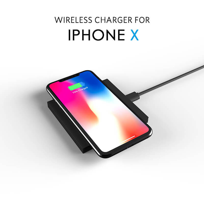 Ultradünne Quadratzelle Telefon Wireless Charger Station