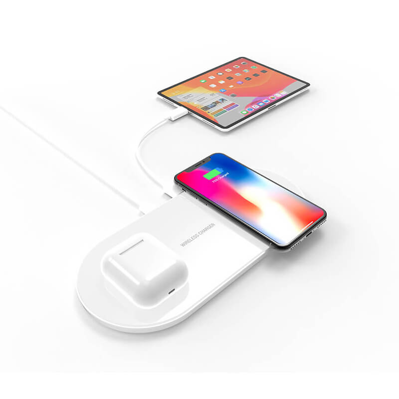 Dual Wireless Charging Pad (für iPhone oder Android-Handy)
