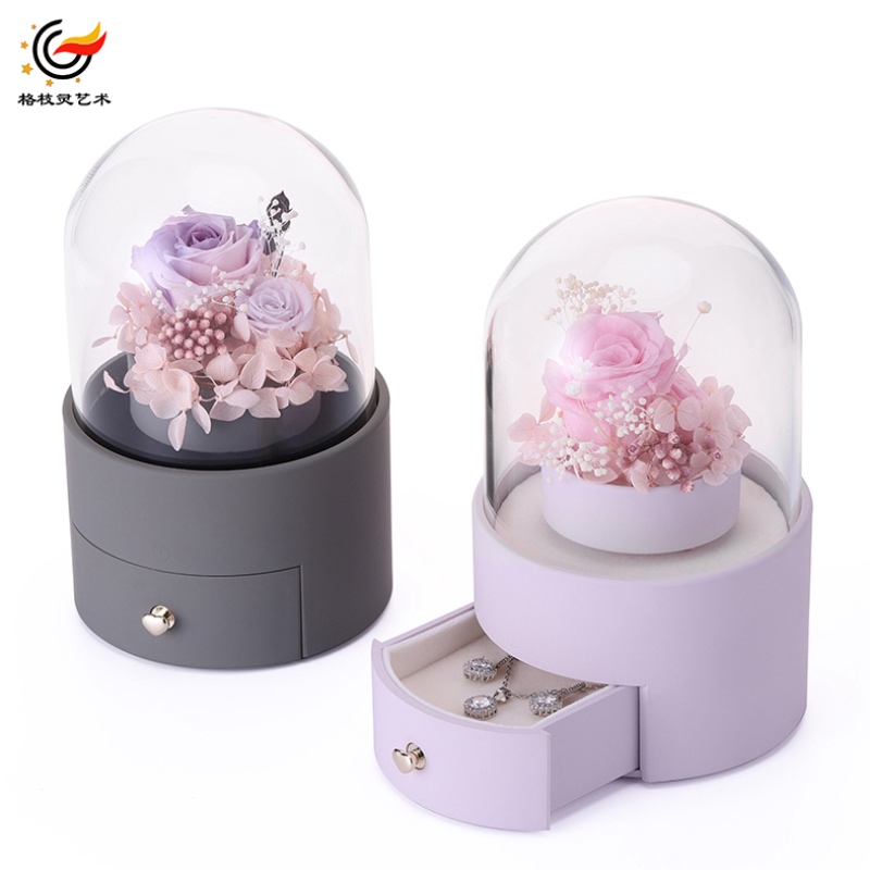 GL-PA0005 Geschenkbox mit Blume