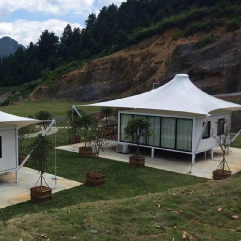 Luxus-Resortzelte mit Stahlrahmen im Freien und Korrosionsschutzbehandlung für Hotels