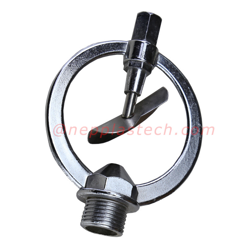 1\/2 Zoll Zinklegierung Schmetterling automatisch drehen Regen Spray Rasenspray Bewässerung und Gartenbewässerung Sprinkler