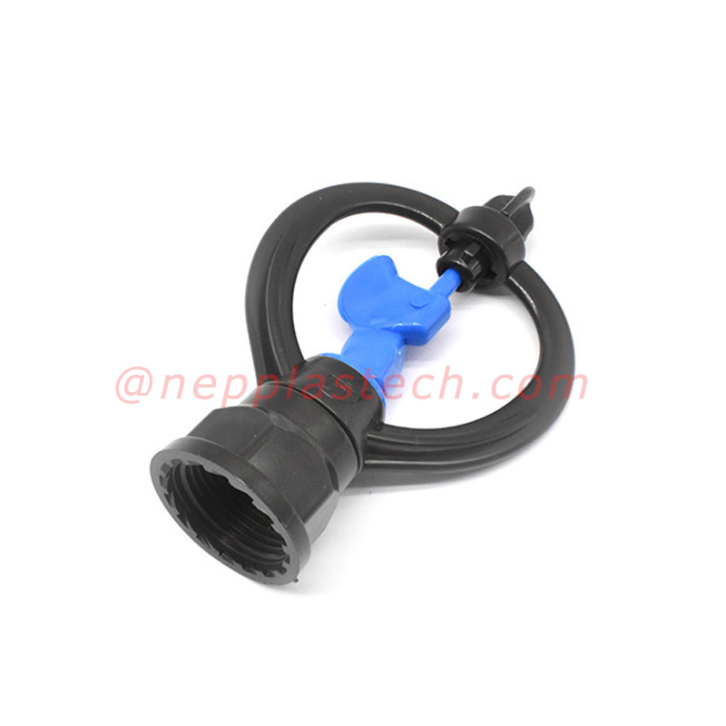 Landwirtschaft Sprühbewässerungsgeräte 1\/2 Zoll Rotationssprinkler Kindergarten Strauch Bewässerung Mittelstrecken-Turbinensprinkler