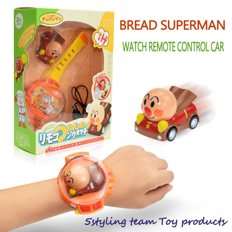 Taiwan\'s hot broad Superman watch remote control receible USB net red watch mini remote control car