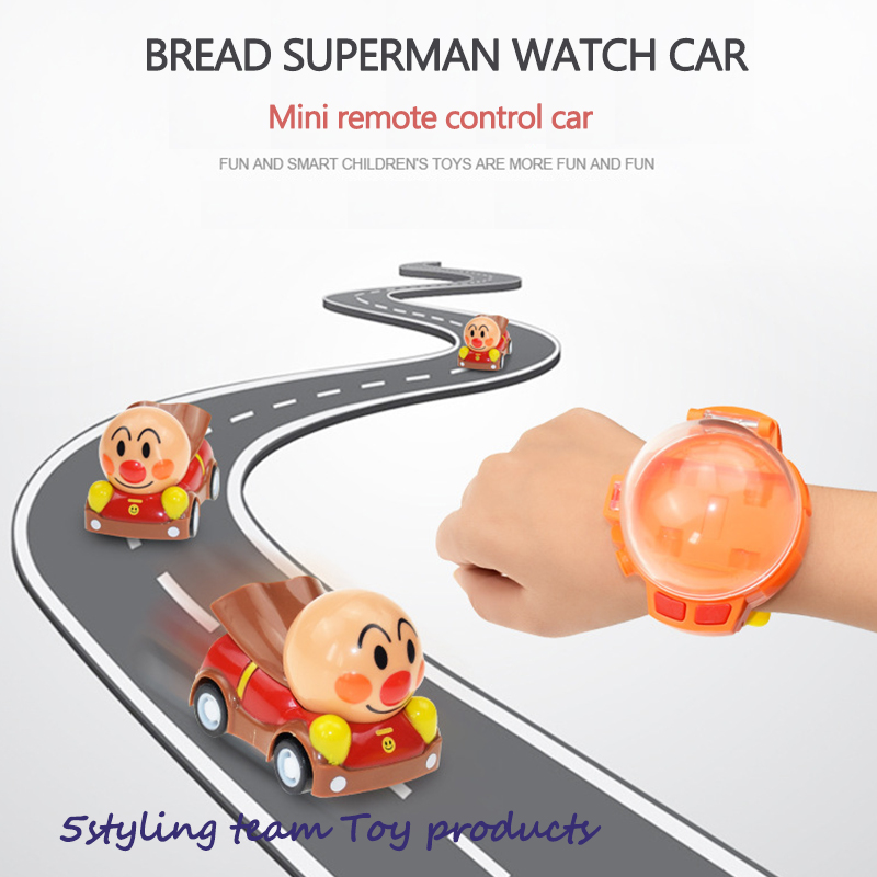 Taiwan\'s hot broad Superman watch remote control receible USB net red watch mini remote control car