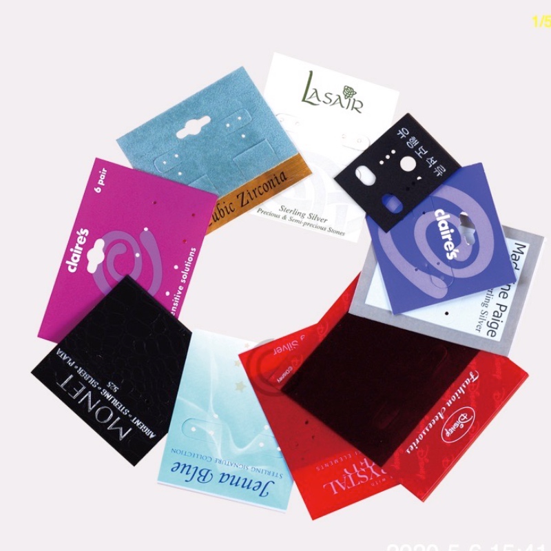 Plastik Schmuck Karte