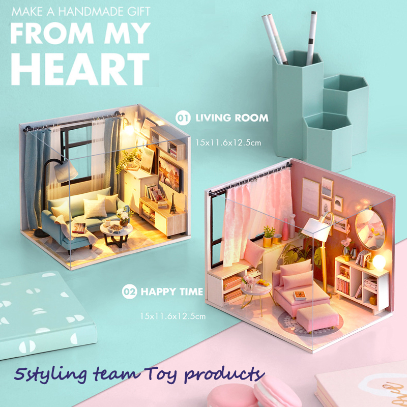 DIY Haus: Happy Hour Licht und Ecke Wohnzimmer