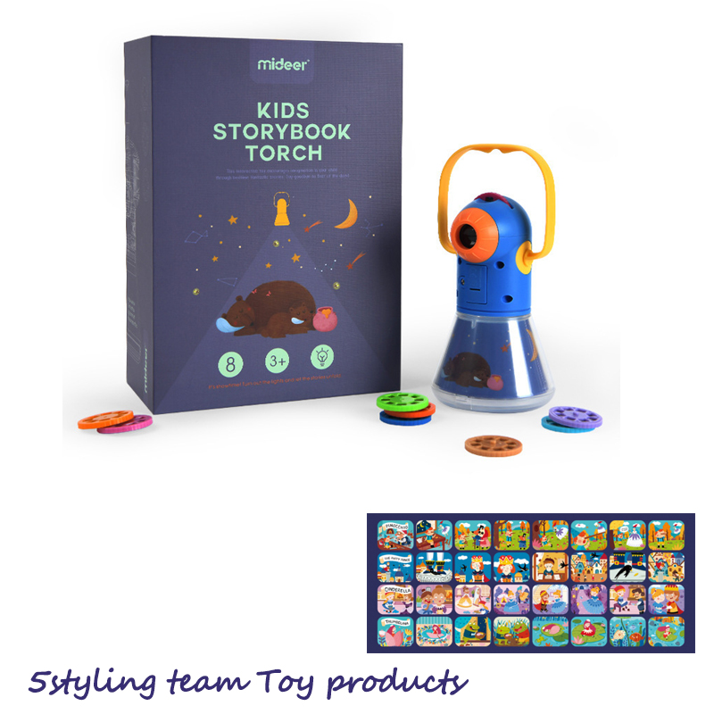 Mideer Milu Kinder Multifunktions-Story-Projektor drei in einem Stern Schlaflicht Nachtlicht leuchtendes Spielzeug