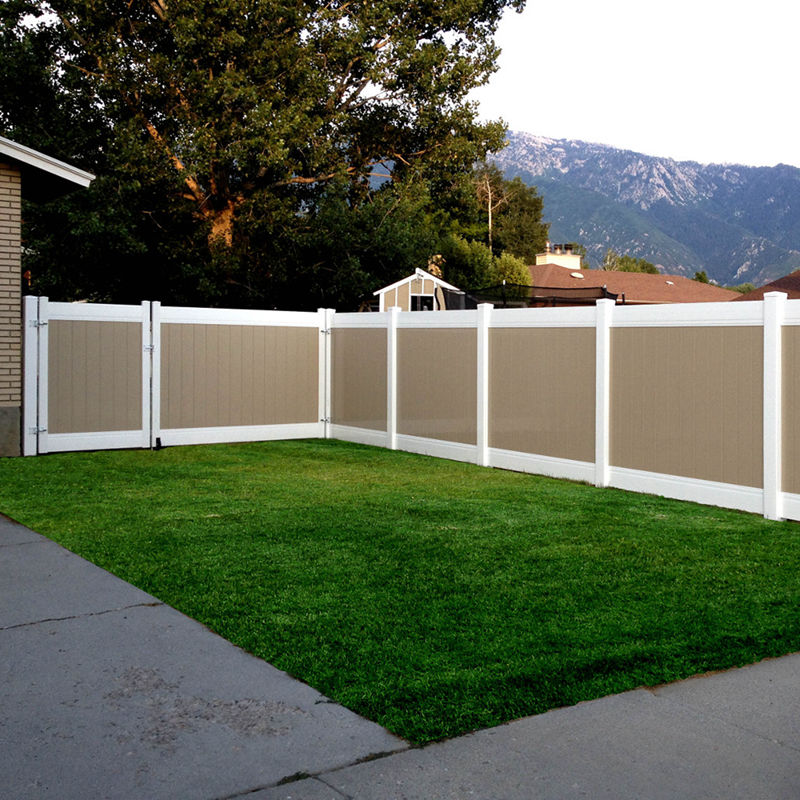 tan color privacy zaun