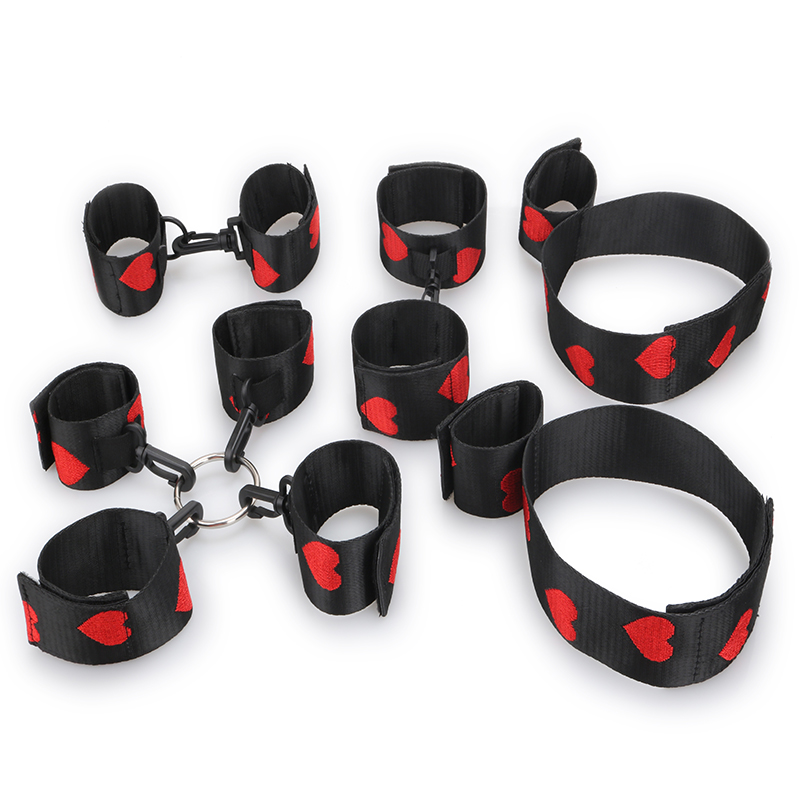 Schwarze Klettbänder für Erwachsene Sexspielzeug