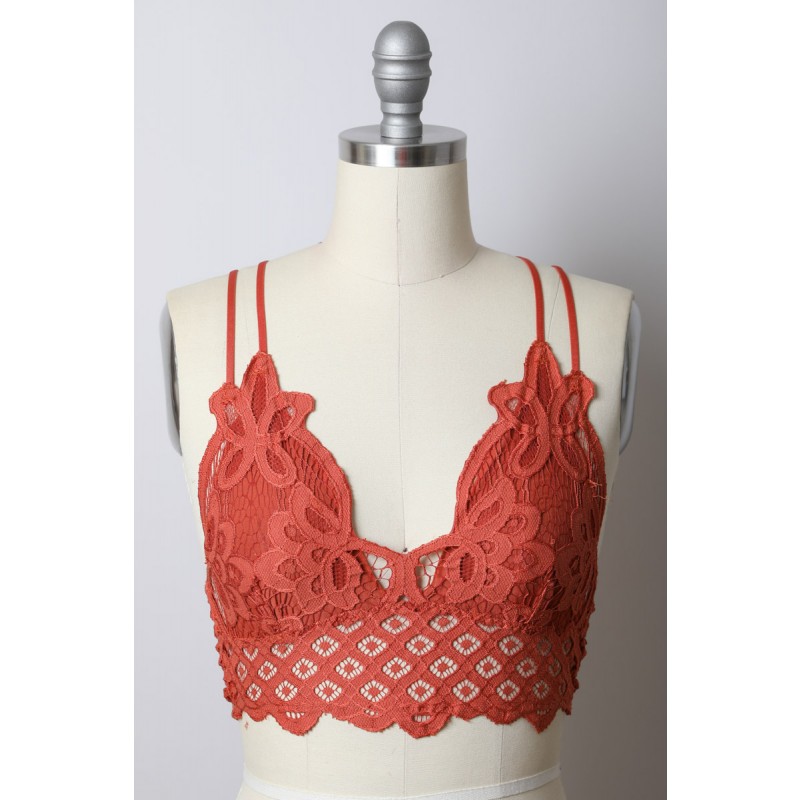 GA-5448 Grace Girl Häkeln Sie Lace LongLine Bralette in 2020 am beliebtesten