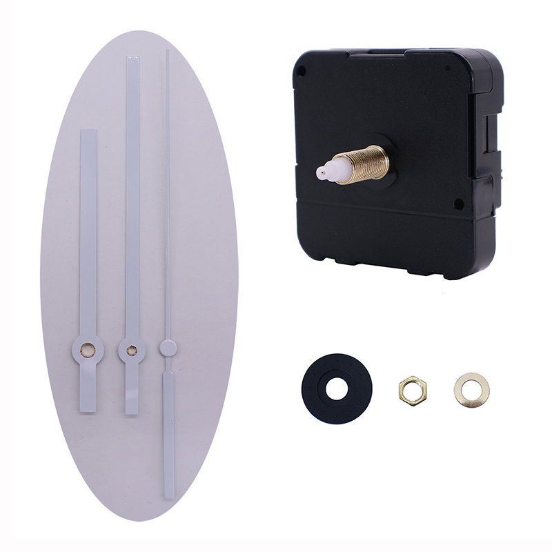 HR1688-23mm Quarz Wanduhr Maschine und HR9865 HR139 weiße Uhr Hände